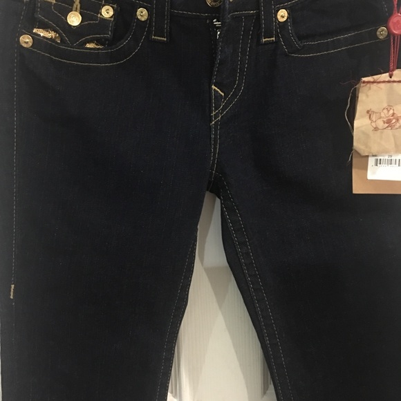 True Religion Sequin womens Pocket Jeans 29 NWTS - Picture 7 of 9
